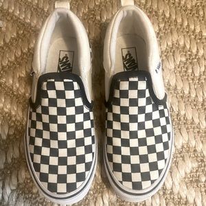 Vans Unisex-Child Classic Slip-on Checkerboard - Size 3 - Like NEW - Worn Once